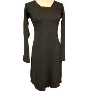 Horny Toad‎ Tomboy A-Line Dress Tencel Lyocell Blend Dark Gray Space-Dye Small